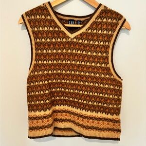 GAP Lambswool Knit Sweater Vest